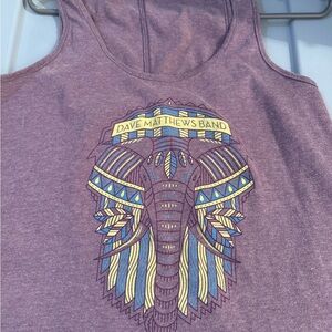 Purple Dave Matthews Band Tank Top